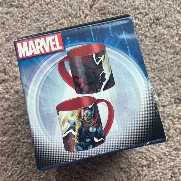 Marvel Avengers Thor Mug with Red and Blue Accents - Picture 6 of 8